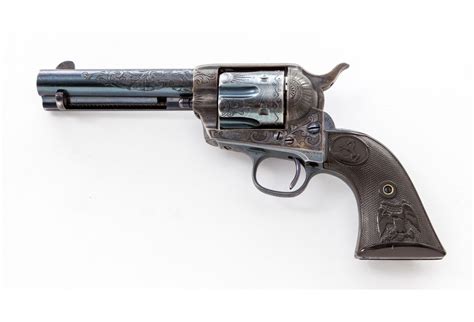 Antique Factory Eng'd Colt SAA Revolver