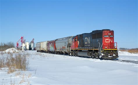 EMD SD60 5439 der CN in North Battleford