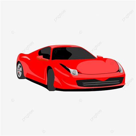 Red Sports Car Clipart Transparent Background, Sport Car Icon, Automobile, Wheel, Automotive PNG ...