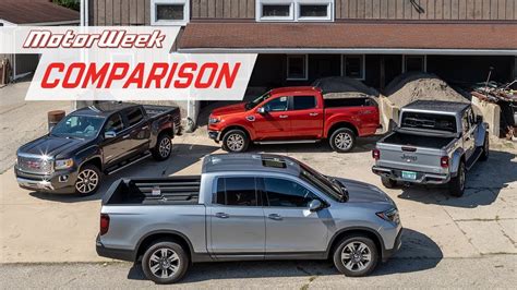 2019 Midsize Pickup Truck Comparison - YouTube