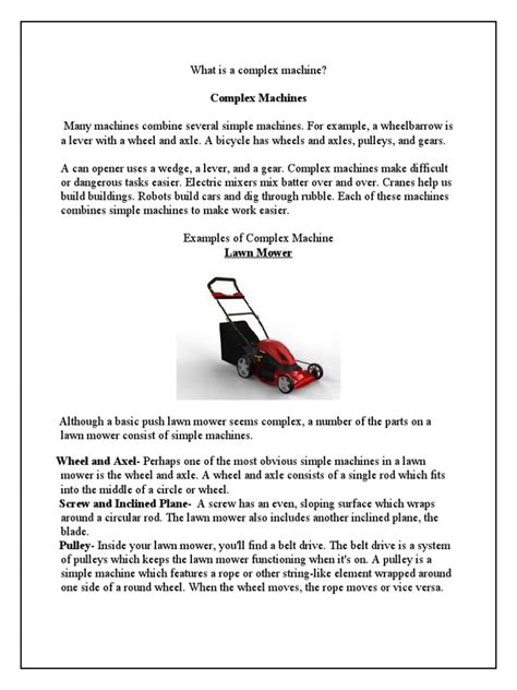 Complex Machine | PDF | Machines | Mechanical Engineering