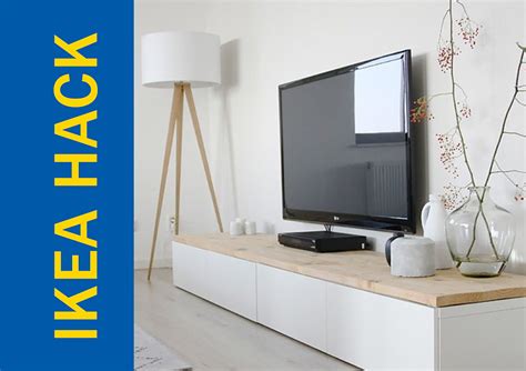 Awesome Ikea Hack of the Week: A TV stand that’s modern and homey