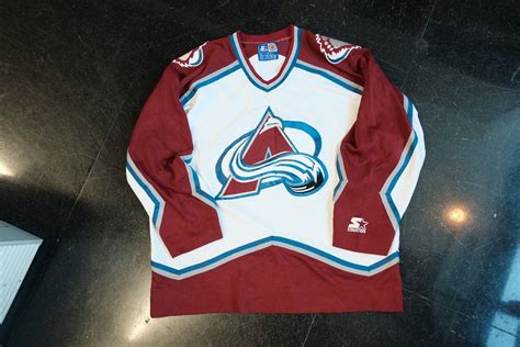 Colorado Avalanche Jersey NHL Hockey Jersey size XL | Etsy | Nhl hockey ...