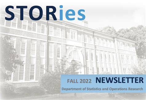 News Archive | UNC Statistics & Operations Research