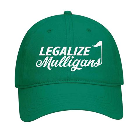 Funny Golf Legalize Mulligans Men's Embroidered Otto Baseball Cap Hat ...