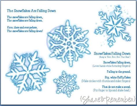 Snowflake Play » Things to Share and Remember | Snowflake poem, Elementary music christmas ...