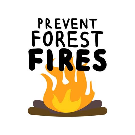 Wildfire Prevention stock vectors - iStock