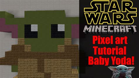 Baby Yoda Pixel Art Minecraft : Who can resist this baby yoda pattern?