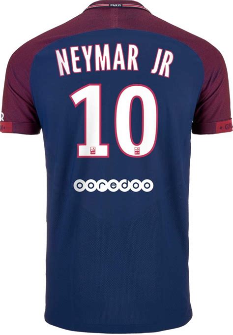 2017/18 Kids Neymar Nike PSG Home Jersey - SoccerPro.com
