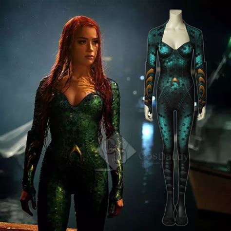 Cosdaddy Aquaman Mera Cosplay Costume