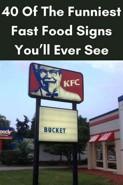 40 Of The Funniest Fast Food Signs You’ll Ever See | Funny fast food ...