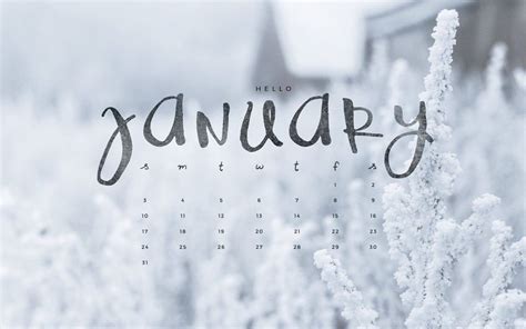 Hello January Wallpaper | January wallpaper, Calendar wallpaper, Winter wallpaper desktop