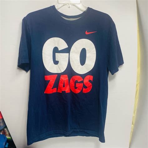 Nike | Shirts | Gonzaga Bulldogs Nike Go Zags T Shirt Large Euc | Poshmark