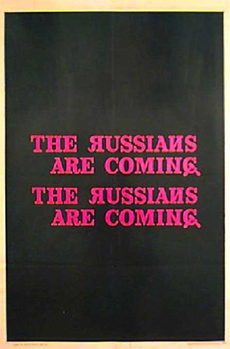 The Russians Are Coming, The Russians Are Coming 1966 U.S. One Sheet ...