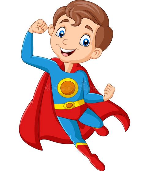 Superhero Kid Clipart