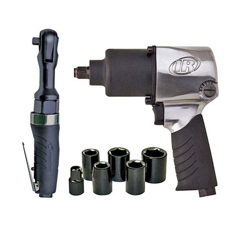 Ingersoll Rand Air Impact and Wrench Ratchet Socket Combo Kit Power Tool 2317G | eBay