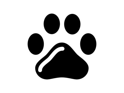 Dog Footprint Icon PNG vector in SVG, PDF, AI, CDR format