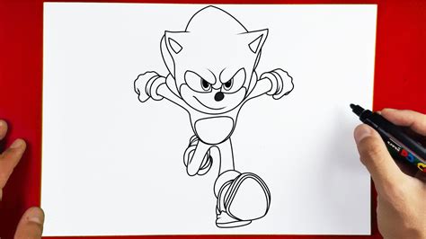 How to Draw Sonic the Hedgehog 2 The Movie - YouTube