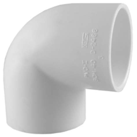 Charlotte Pipe 3/4 in. PVC Sch. 40 90-Degree S x S Elbow-PVC023000800HD - The Home Depot