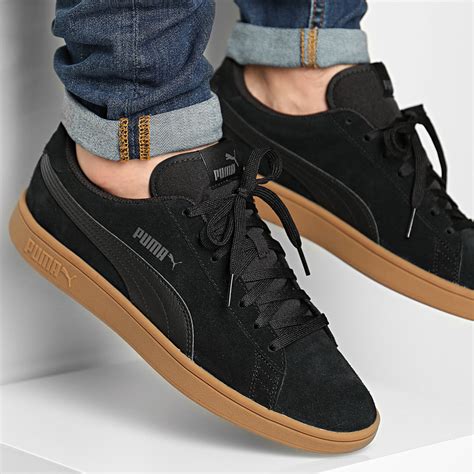 Puma - Baskets Smash V2 364989 Puma Black - LaBoutiqueOfficielle.com