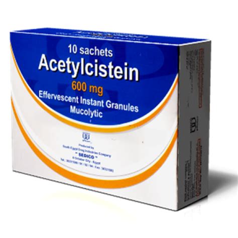 Acetylcistein 600 mg ( acetylcystine ) 10 sachets