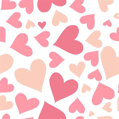 6 Pink Heart Tile Background Pattern (PNG Transparent) | OnlyGFX.com