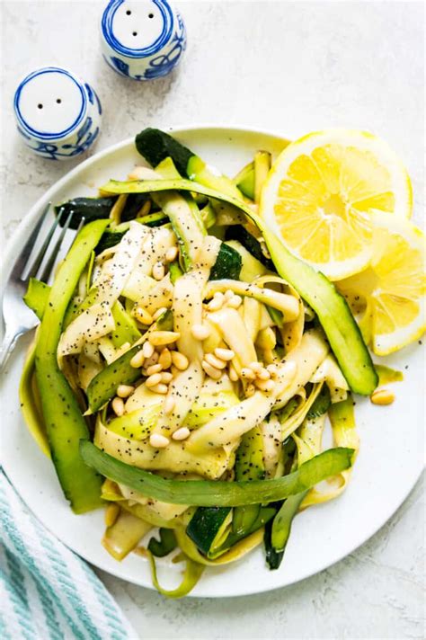 Courgette Salad - Pure and Simple Nourishment