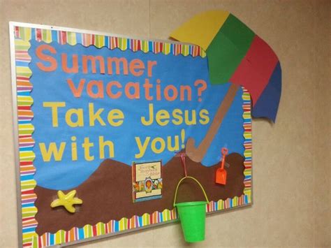 Summer Church Bulletin Board Ideas