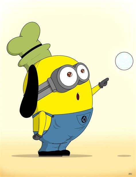 Goofy Minion with a Bubble by OnePieGuy on DeviantArt