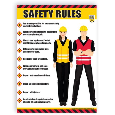 Buy Safety Awareness ,"Safety First", 18" X 24" Laminated Front and Back Long-Lasting Workplace ...