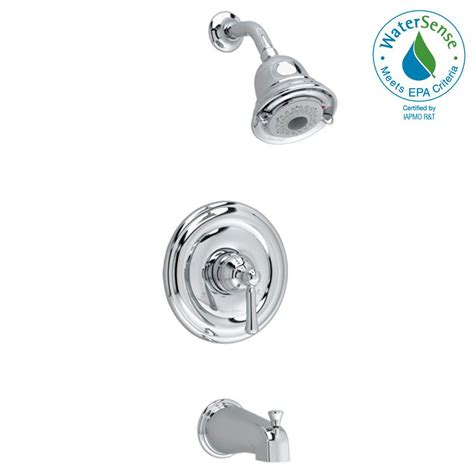 American Standard Portsmouth Round Escutcheon 1-Handle Tub and Shower ...