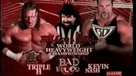 Triple H vs Kevin Nash - Bad Blood 2003 (Full Match) - TokyVideo