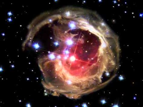 The evolution of the light echo around V838 Monocerotis ESA Hubble - YouTube