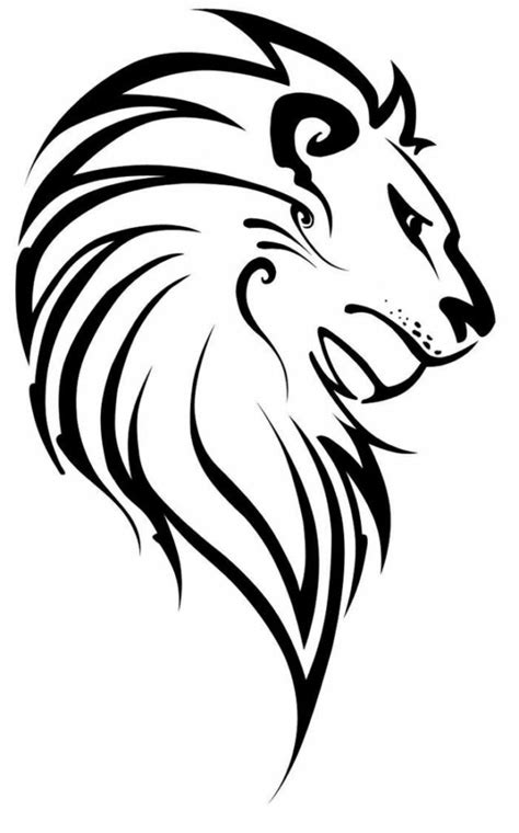 Vous aimerez peut-être De belles idées de tatouage tirées de 40 Lion Dessin Tatouage Lion Dessin ...