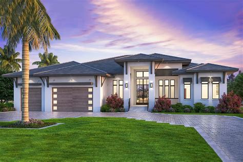 Single-Story 5-Bedroom Deluxe Contemporary Beach Home with Large Lanai ...