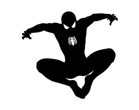 Spider Man Silhouette Clip Art