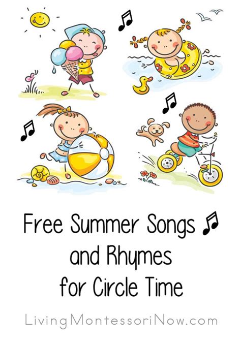 Free Summer Songs and Rhymes for Circle Time