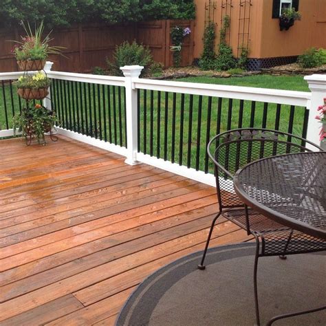 Vinyl Deck Railing, Patio Railing, Patio Pergola, Backyard Fences, Outdoor Deck, Outdoor Living ...