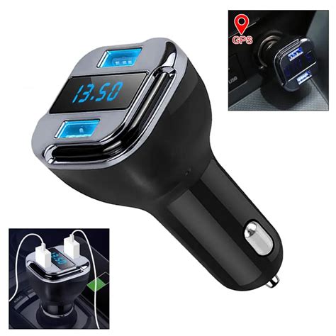 Universal Car USB Charger Quick Charge Mobile Phone Charger 2 Port USB ...