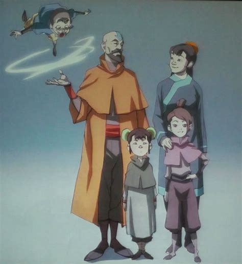 I kind of like the original design for Tenzin's family more. What do ...