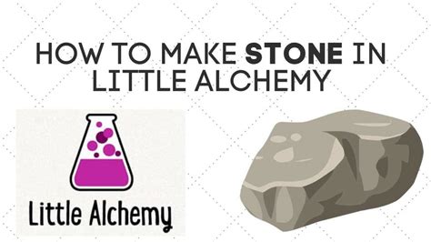 A Step-by-Step Guide On How To Make Stone In Little Alchemy 1 - The Hake