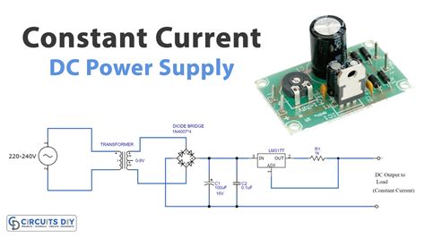 Constant Current DC Power Supply Circuit LM317