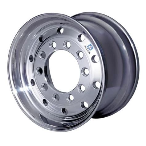 Amazon.com: 22.5" X 14" Stud-Piloted Alcoa Aluminum Wheel, 10-11.25" Bolt Circle (Machine Finished)