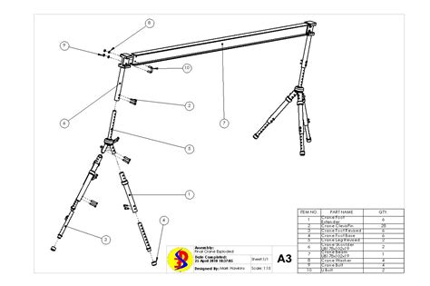 Solid Mechanics - Crane Project: Section 2 - Overall design of crane ...