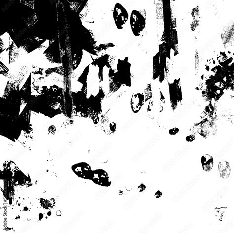 Black paint stroke texture on white paper. Abstract ink background ...