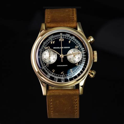 Hruodland Rose Gold Vintage Chronograph | WR Watches