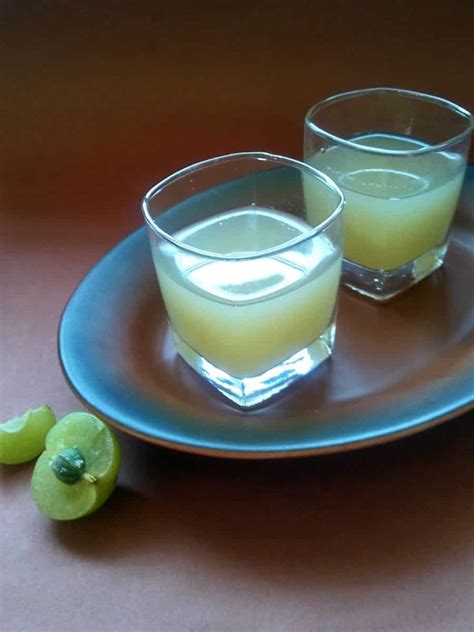 3-Ingredient Amla Juice| Amla Juice Recipe - Spoons Of Flavor