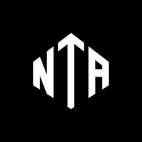 NTA letter logo design with polygon shape. NTA polygon and cube shape logo design. NTA hexagon ...