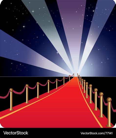 Red carpet Royalty Free Vector Image - VectorStock