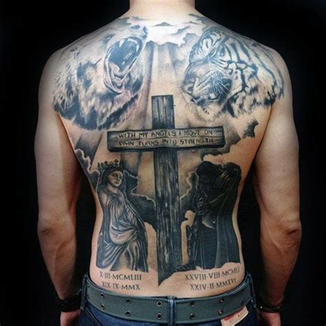 Discover 70+ full back cross tattoo latest - in.coedo.com.vn